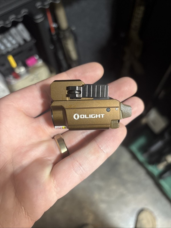 Olight Baldr Mini Flat Dark Earth (Coyote) Light, White Light w/Green Laser