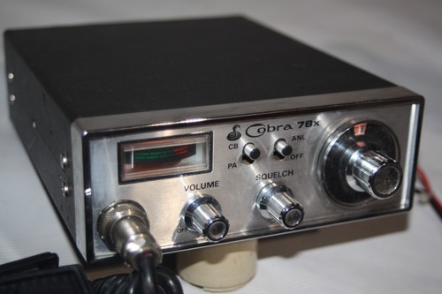 Radio CB vintage Cobra 78X Dukes of Hazard style général Lee avec micro - s'allume - Photo 3/13