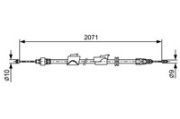 Bosch Seilzug, Feststellbremse 1 987 482 242 FüR Ford