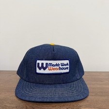 Vintage Mark  s Work Warehouse Snapback Adult Denim One Size Athletic Headwear