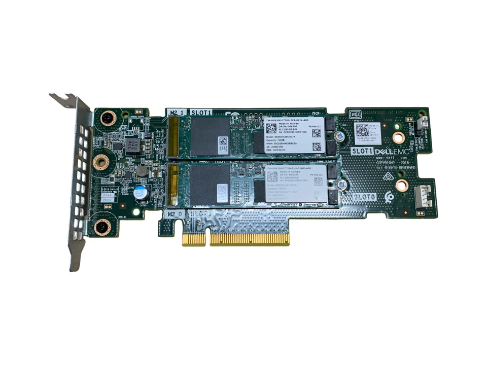 Dell BOSS-S1 Card PCIe with 2x 120GB SATA SSD Low Profile BOSS S1 Boot Optimized - Image 3 of 4