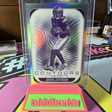 2025 Panini Phoenix Contours Justin Jefferson Minnesota Vikings #21 Insert