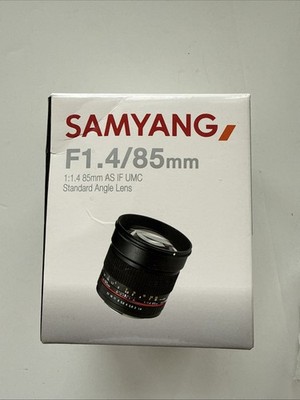 Samyang 85mm F1.4 AS IF UMC Standard angle Lens for Canon EF Digital SLR