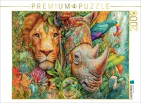 Calvendo Puzzle Jungle Animals | 2000 Pieces, Finished Size 35.4 × 26.4 In (90 ×