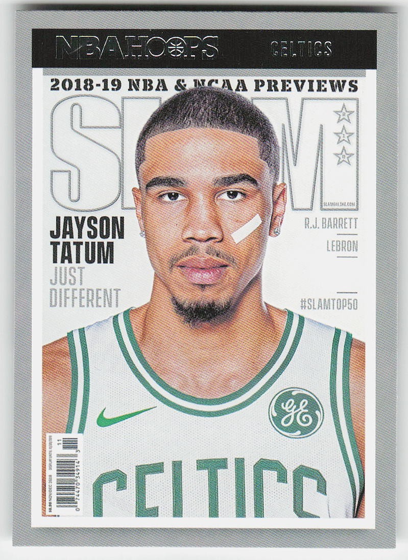 2021-22 Hoops #SLAM 218 Jayson Tatum BASKETBALL Boston Celtics