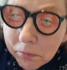 Vari-Vue Novelty Eyeglasses Twinkling Eyes Joke Fun Spectacles Vintage Prank