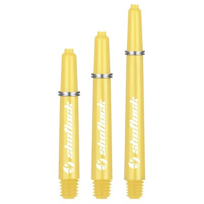 Shot Lock Dart Shafts - Yellow - Medium