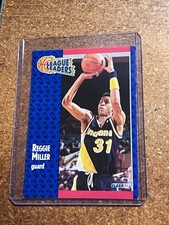 1991-92 Fleer Basketball # 226 League Leaders Reggie Miller