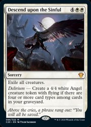 Descend upon the Sinful - Commander 2020 #86 Mythic Rare