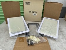 OEM SPEAKERS 2 WAY IN WALL FLUSH MOUNT 8 OHM 100 WATT 6-1/2" CARBON WOOFERS