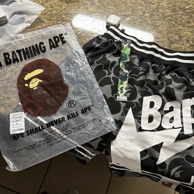 Bape Shorts Black Medium