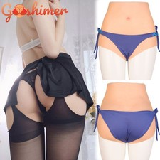 Silicone Underwear Shorts Panty Fake Vagina Transgender For Crossdresser