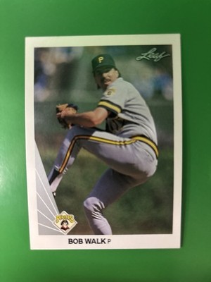 1990 Leaf Bob Walk Pittsburgh Pirates #64