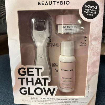 BeautyBio Get That Glow GloPRO Facial Microneedling Discovery Set BNIB