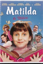 Dvd MATILDA 6 MITICA Danny DeVito Rhea Perlman Mara Wilson nuovo sigillato 1997