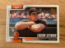 2026 Topps Series 1 Carson Seymour GOLDEN MIRROR Variation Giants RC SP