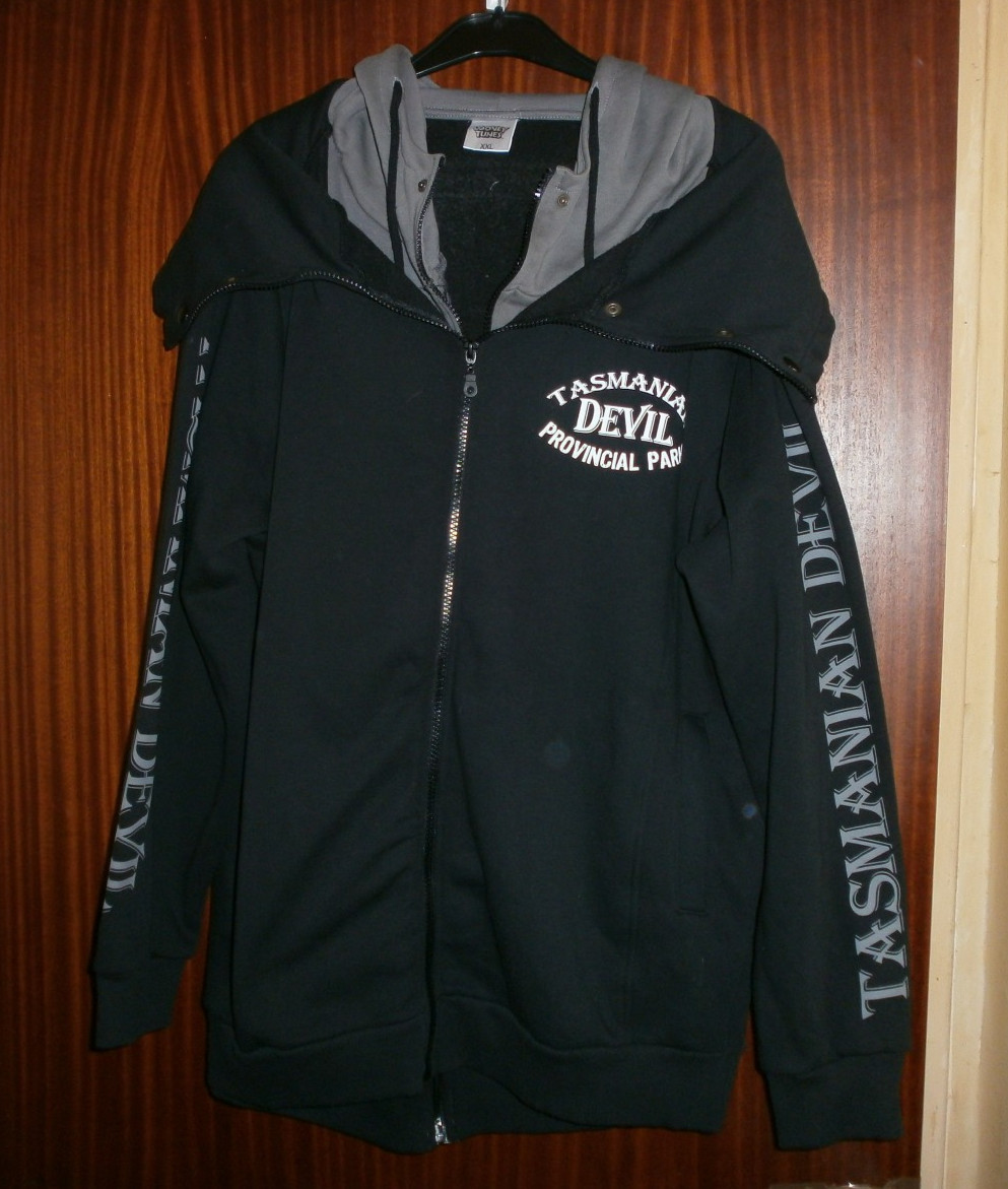 TASMANIAN DEVIL PROVINCIAL PARK - LOONEY TUNES SUDADERA CON CAPUCHA CREMALLERA TALLA XXL / TAZ
