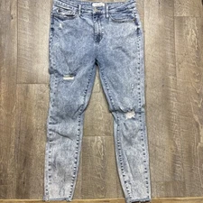 Judy Blue Women's Skinny Fit Jeans 13/31 #JB88266 Vintage Acid Wash High Rise