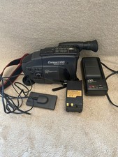 JVC GR-AX35 Compact VHS Camcorder Bundle (Batteries,  Manual Etc)