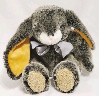 Walmart Bunny 10'' Plush  Sitting Easter Rabbit Brown Velveteen Ears
