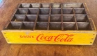Genuine Vintage Australian Wooden Coca-Cola Coke Crate Date Stamp November 1968
