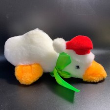 CHRISTMAS VINTAGE 1991 HOUSE OF LLOYD 8" LITTLE SANTA DUCK PLUSH No Sound