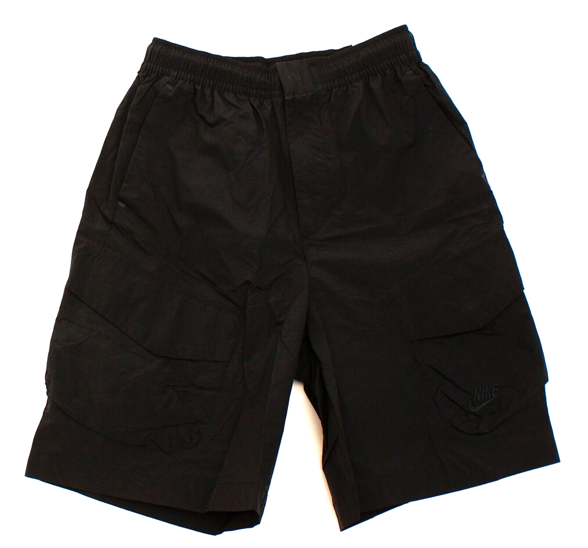 Nike Sportswear Black Loose Fit Woven Knee Length Tech Cargo