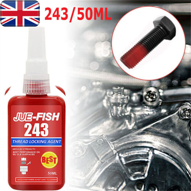 PRo - 50ml 243 Thread Lock Blue Bolt Stud Fast Fix Screw Glue Nut Compound - UK