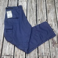 ROTHCO BDU Pants Navy Military Style Button Fly Cargo Slacks Large 35"-39"