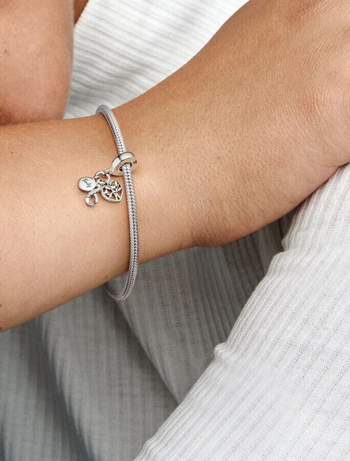 PANDORA Family Infinity Triple Charm Sterlingsilber Pandora Moments 792201C01 - Bild 4 von 4