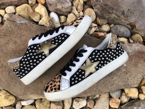 steve madden studded trainers