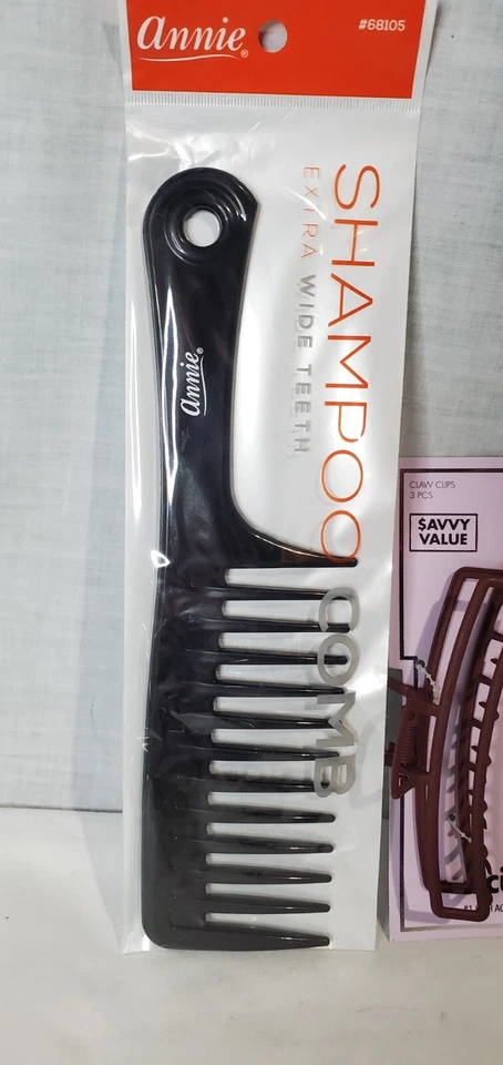 Lote Mixto Peines para Peinar y Pinzas para el Cabello Garra Scunci Colores Surtidos Foto 2 de 4