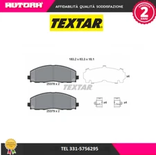 2537801 brake pad kit, front disc brake (BRAND-TEXTAR)..