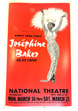 ORIGINAL 1964 Josephine Baker   Lobby Card Window Poster  National Theatre