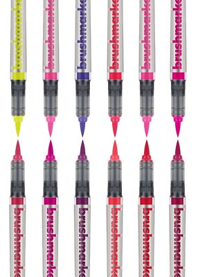 Karin Brush Marker Pro 12 Flower Colours Set Brush Marker Pro Flower Colours,...