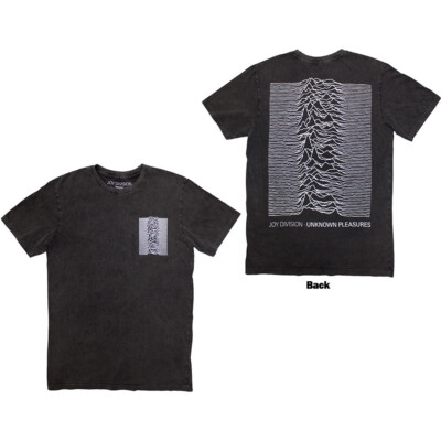 Joy Division - Pulsar Pocket Wave - Charcoal Grey Stone Wash t