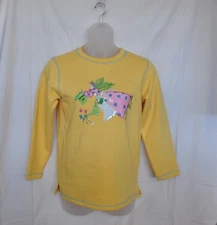 Quacker Factory Fleece Tunic Sweatshirts Size L Yellow