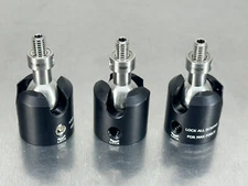 (3) Thorlabs TRB2/M Locking Ball and Socket Mount M6 Threaded Base