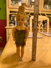 1950s VINTAGE WALT DISNEY TINKER BELL HARD PLASTIC DOLL - SLEEPY EYES - 8