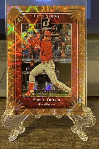 Shohei Ohtani [Gold] #ES2 2019 Panini Donruss Elite Series card