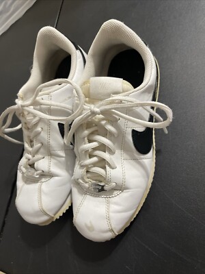 Nike Cortez  72 Vintage Classic OG White Black Shoes 5.5Y