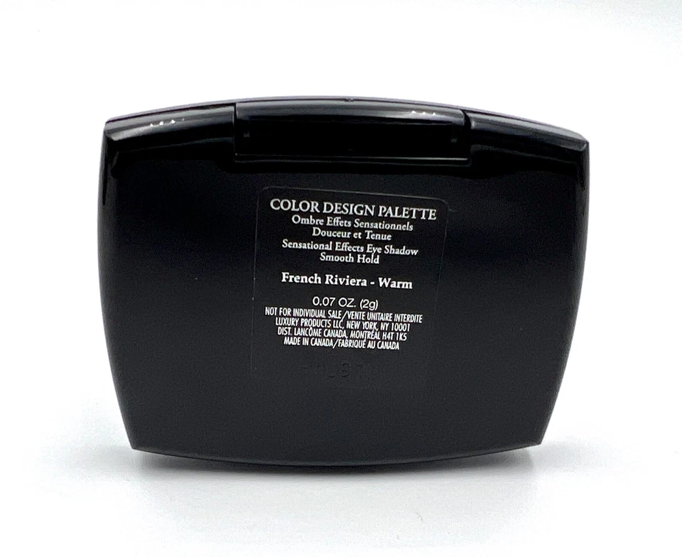Новый! Палитра теней для век Lancome Color Design 5 панелей ~ Французская Ривьера ~ теплая ~ 2,0 г - Изображение 2 из 2