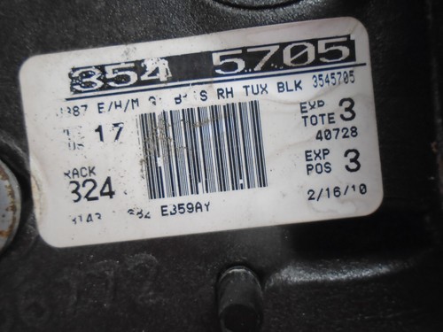 2011-14 FORD EDGE PASSENGER POWER HEATED BLIND SPOT PUDDLE LAMP OEM TUXEDO BLACK - Bild 5 von 12