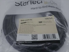 StarTech DVI-A Male VGA Male Display Monitor Cable 3 meters 10 feet DVIVGAMM10
