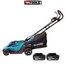 Makita DLM330Z 18V LXT Cordless 330mm Lawn Mower With 2 x 5.0Ah Batteries
