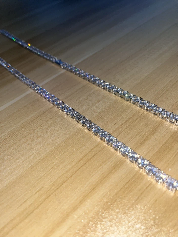 Теннисная цепочка 24 дюйма кубический цирконий - Изображение 4 из 4