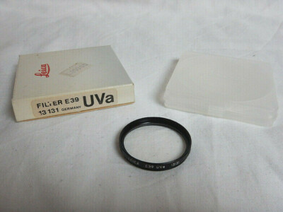 LEICA LEITZ 13131 UVa FILTER Filter E39 Excellent M6 M5 Made in Germany + BOX