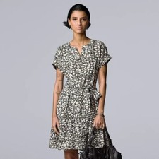 NWT Vera Wang Crepe Dress size M