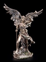 Erzengel Gabriel Figur Mit Trompete - Engel Deko Religion Statue Veronese