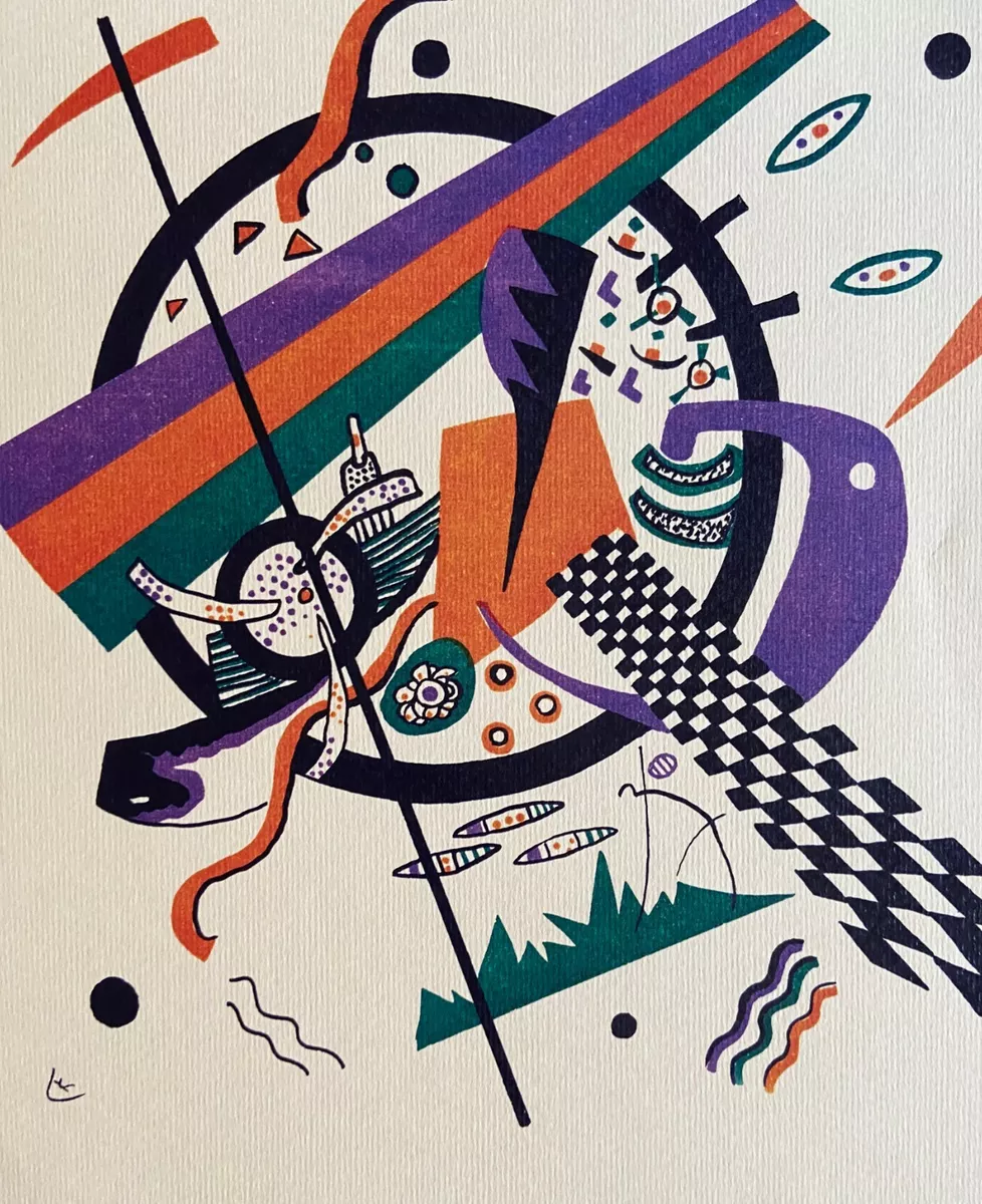 Wassily Kandinsky Lithography 1926 Sonia Delaunay Joan Mir